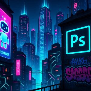Ai dan photoshop mendorong batasan kreativitas di desain grafis