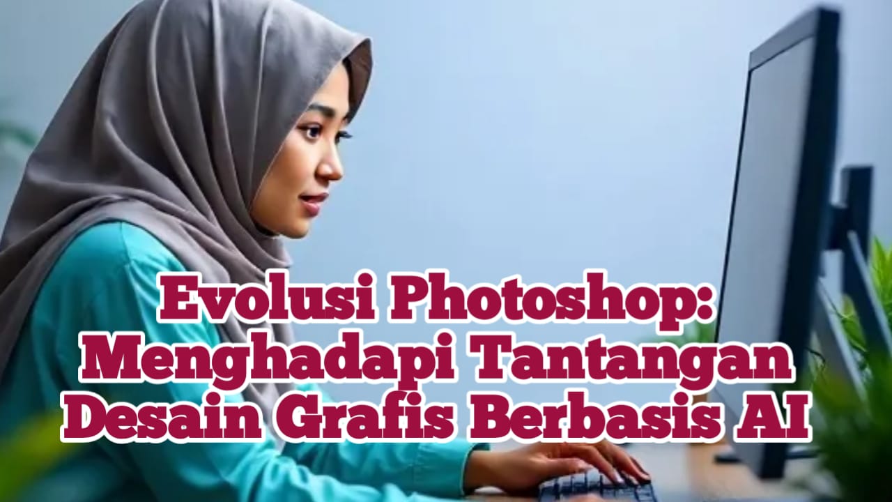 Evolusi photoshop menghadapi tantangan desain grafis berbasis ai