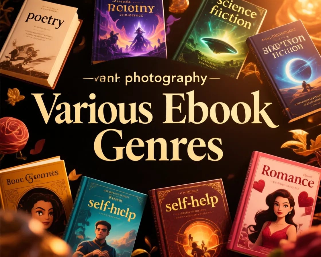 Mengenal Berbagai Genre Ebook