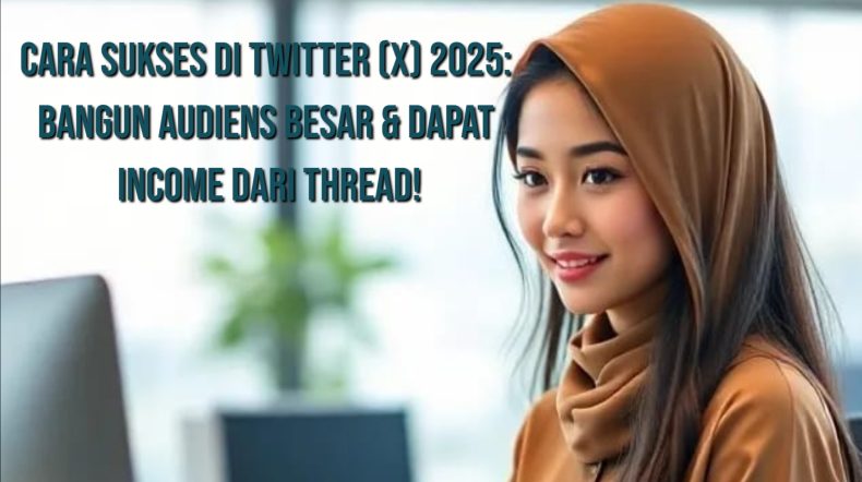 Cara Sukses di Twitter (X) 2025 – Bangun Audiens Besar & Dapat Income dari Thread!