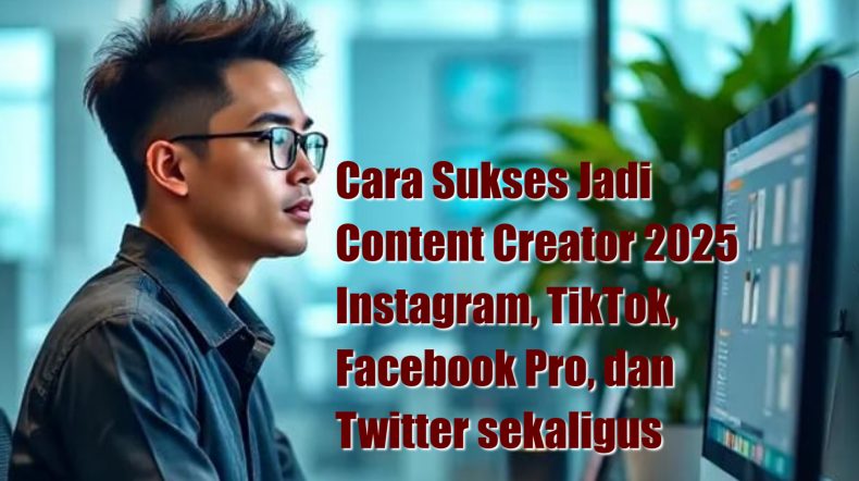 Cara Sukses Jadi Content Creator 2025 Instagram, TikTok, Facebook Pro, dan Twitter sekaligus
