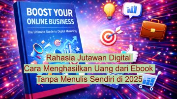 Rahasia Jutawan Digital Cara Menghasilkan Uang dari Ebook Tanpa Menulis Sendiri di