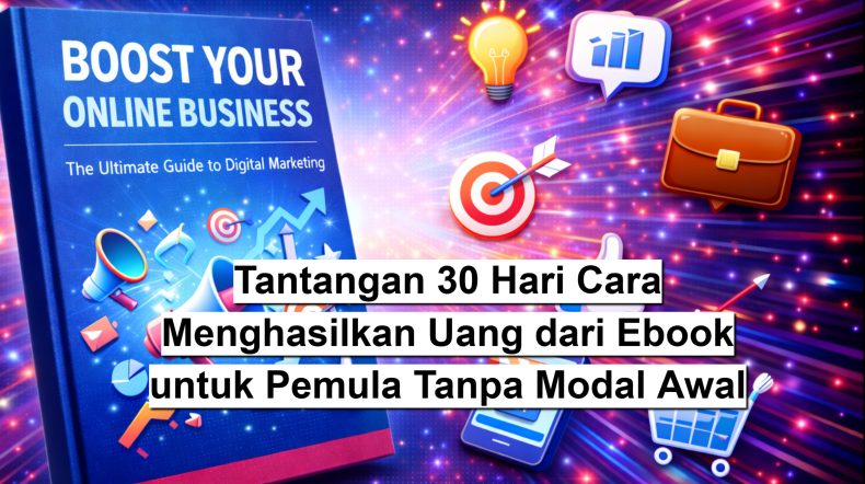 Tantangan 30 Hari Cara Menghasilkan Uang dari Ebook untuk Pemula Tanpa Modal Awal