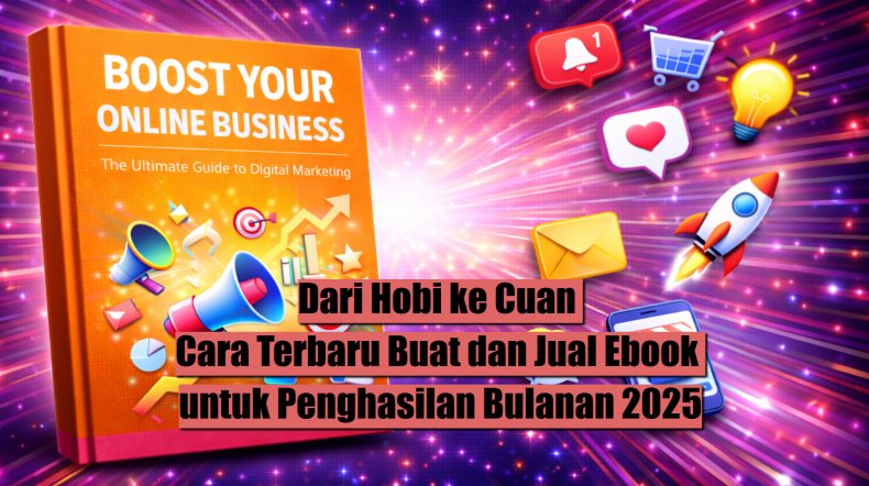 Dari Hobi ke Cuan Cara Terbaru Buat dan Jual Ebook untuk Penghasilan Bulanan
