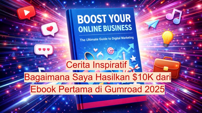 Cerita Inspiratif Bagaimana Saya Hasilkan $10K dari Ebook Pertama di Gumroad
