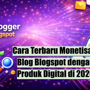 Cara Terbaru Monetisasi Blog Blogspot dengan Produk Digital di