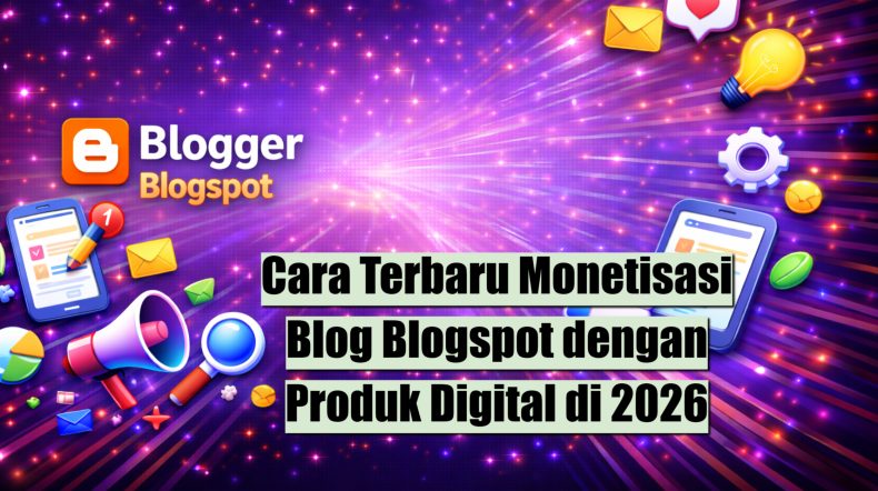 Cara Terbaru Monetisasi Blog Blogspot dengan Produk Digital di
