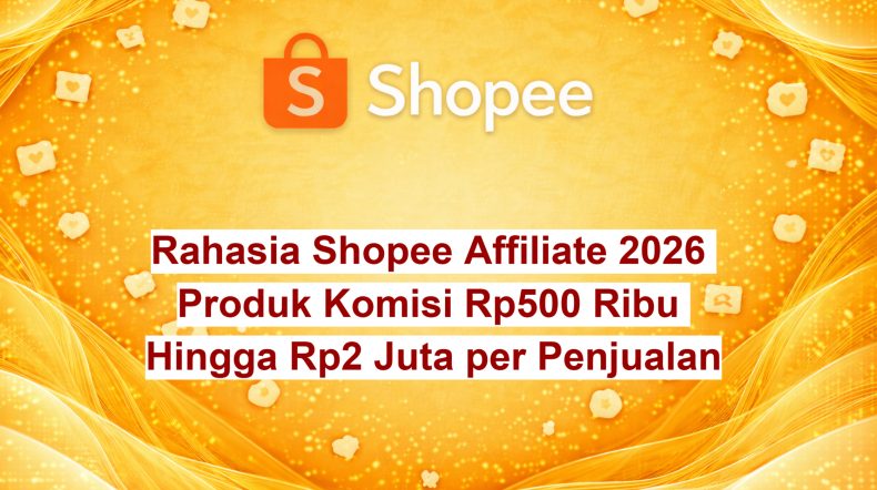Rahasia Shopee Affiliate 2026 – Produk Ini Komisi Rp500 Ribu – Rp2 Juta per Penjualan