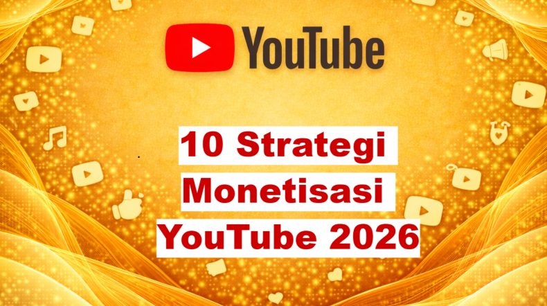 10 Strategi Monetisasi YouTube 2026