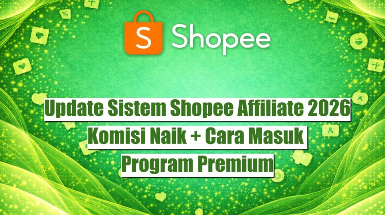 Update Sistem Shopee Affiliate 2026 Komisi Naik + Cara Masuk Program Premium